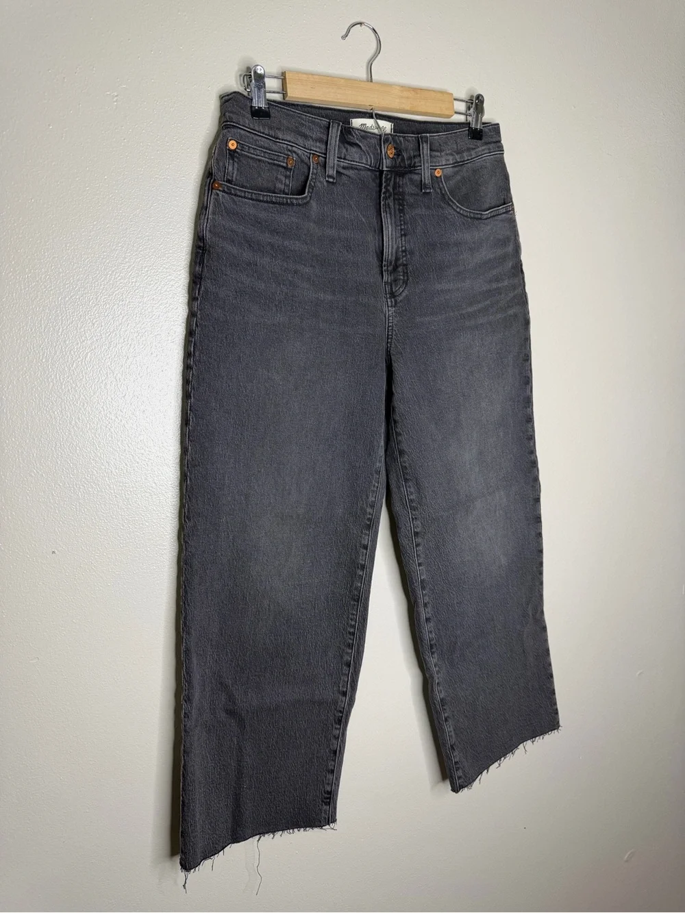 NEW |‎ Madewell The Perfect Vintage Wide-Leg Crop Jean